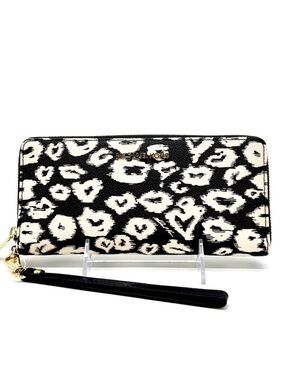 Michael Kors Large Continental Wallet - Black Multi